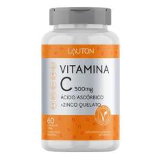 Vitamina C + Zinco 500Mg - 60 Cápsulas -  Lauton Nutrition