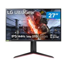 Monitor Gamer Lg Ultragear 27Gn65r-B 27 - Full Hd 144Hz Ips 1Ms Hdmi D