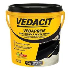 Manta Líquida Vedapren Preto Laje 3,6l Vedacit Impermeabil