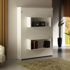Cama Articulada Casal com 2 Nichos CM8016 Tecnomobili, Branco