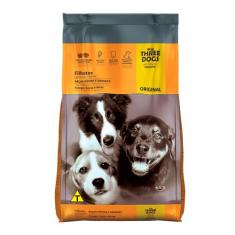 Ração Cães Three Dogs Original Filhotes Raças Médias e Grandes 10,1kg