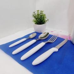 Faqueiro Tramontina Em Aço Inox  Ipanem 24 Peças, Branco, 24