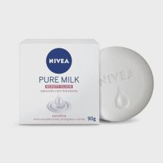 Nivea Sabonete em Barra Pure Milk Sensitive 90g