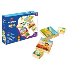 Blocos Quebra Cabeça Zoológico