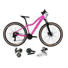 Bicicleta Aro 29 Feminina Absolute Hera Shimano Altus 24v K7 Freios Hidráulicos Trava Pneus Bege-Feminino