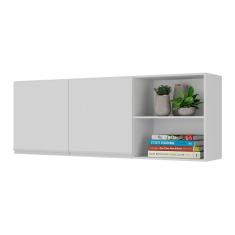 Armário De Cozinha Aéreo 150cm 2 Portas Veneza Multimóveis V3741 Branco Branco