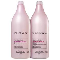 Kit L'Oréal Professionnel Vitamino Color Resveratrol (Shampoo 1,5L e Condicionador 1,5L)