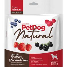 Biscoito PetDog para Cães Sabor Frutas Vermelhas - 150g