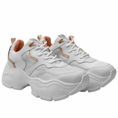 Tênis Chunky Feminino em Couro Tratorado Polo Urban-Feminino