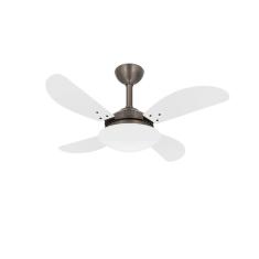 Ventilador Teto Econômico Fly Bronze 4 Pás Sala Ventax 220V