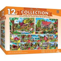 Pacote de 12 quebra-cabeças - Pacote Alan Giana