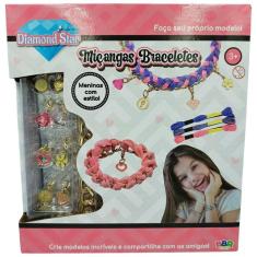 Miçangas Para Criar Braceletes Conjunto De Beleza Infantil Para Meninas Diamond Star