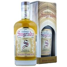 Cachaça Sagrada Carvalho E Ambura Garrafa Especial London 700ml