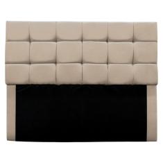 Cabeceira Cama Box Estofada King 195 cm Bianca Suede