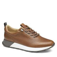 Johnston & Murphy Tênis masculino Kinnon Perfed Jogger, Bronzeado, 39