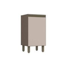 Balcão de Cozinha Connect c/ 1 Porta s/Tampo 40x52x81cm Duna/Cristal - Henn