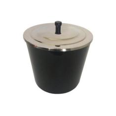 Lixeira Multiuso 5 Litros com Tampa de Inox - Ouro Fino