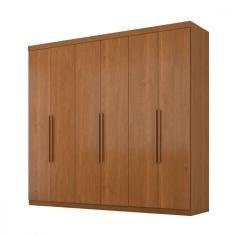 Guarda Roupa Casal Evidence Plus Ii 6 Portas Cinamomo Zanzin Cinamomo