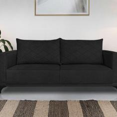 Sofá Eliot 2 Lugares 160 Cm Linho Boucle - Spezzia Decor