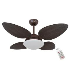Ventilador Volare P Palmae Tabaco 127v E Controle Remoto