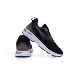 Tênis Feminino Esportivo Cadarço Conforto Caminhada Fitness-Feminino