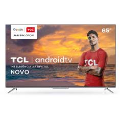Smart TV TCL LED Ultra HD 4K 65 Android TV com Google Assistant, Borda Ultrafina e Wi-Fi - 65P715