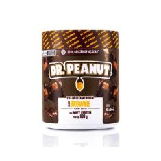 Pasta De Amendoim Dr. Peanut Sabor Brownie Com Whey Protein 600G