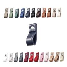 Kit com 08 Puxadores Doba Parafuso para Móveis Armário Guarda Roupa Gaveta Porta Baús Caixas Bandeja Cesto Tábua - Cor Textura de Couro…