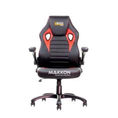 Cadeira Gamer Preta Com Vermelho Mk-794 - Makkon