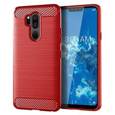 Capa para LG G7 ThinQ, sensação macia, proteção total, anti-arranhões e impressões digitais + capa de celular resistente a arranhões para LG G7 ThinQ