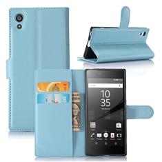 Capa para SONY Xperia Z6/XA1, capa carteira flip de couro PU premium com compartimento para cartão, suporte e fecho magnético [capa interior à prova de choque de TPU] Compatível com SONY Xperia Z6/XA1
