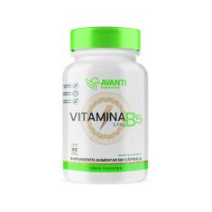 Vitamina B5 5,7mg 30 Cápsulas - Avanti Supplements