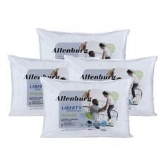 Kit 4 Travesseiros Altenburg Percal 180 Fios Liberty 50x70cm