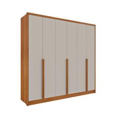 Guarda Roupa Casal 6 Portas 6 Gavetas 100% MDF Fortuna s/ Espelho s/ p