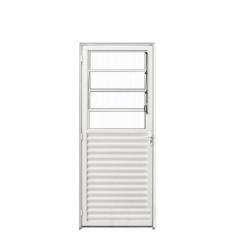 Porta Basculante Alumínio Branco - 2.10 x 0.80 Hale