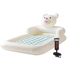 Intex Bear Kids Cama de viagem com bomba manual (66814) - 114 x 178 x 71 cm