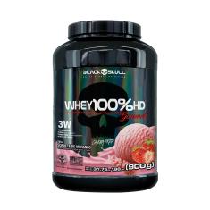 Whey 100% HD Gourmet 900g – Black Skull Whey 100% HD Gourmet 900g Morango