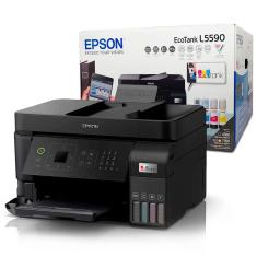 Impressora Multifuncional Epson Ecotank L5590 Usb-wifi-eth-fax-adf - Preta
