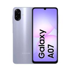 Smartphone Samsung Galaxy A07 4G 128GB 4GB RAM Câmera Traseira 50MP + 2MP Frontal  8MP Tela 6.7" Violeta