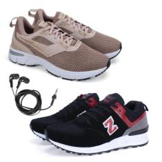 Tênis Feminino Esporte Academia + Fone de Ouvido Fio Kit 2 - Rede Carn