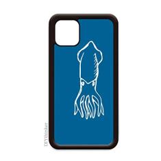 Capa Sea Food Squid para iPhone 12 Pro Max para Apple Mini Mobile Case Shell