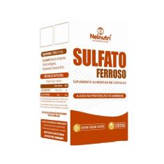 Sulfato Ferroso 120 Cáps - Nelnutri 