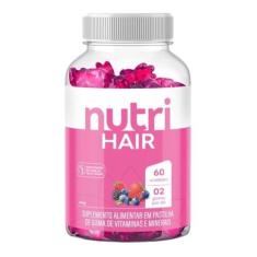 Nutri Hair  Suplemento Para Cabelo , Pele E Unhas 60 Gomas - Nutriheal