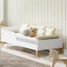 Mini Cama Infantil Montessori Movelbras Branco