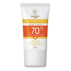 Protetor Solar Australian Gold Facial Fps70 Antiox Complex 40ml