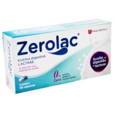Zerolac Enzima Lactase 10.000 30 Caps Original Zero Açúcar - UNIAO QUI
