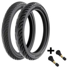 Par Pneu Honda Cg 160 Fan 90/90-18 + 275-18 Tubeless Ss48 Rinaldi + Bi