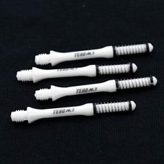 CUESOUL Eixo de dardo muito fino TERO AK7 P/M/G com mola embutida telescópica para dardos de ponta de aço e dardos de ponta macia, conjunto de 4 peças