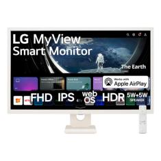 Monitor LG Myview Smart Ips 32 Fhd Thinq Home 32sr50f-w Cor Branco 110v/220v 32SR50F-W