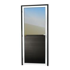 Porta Meia Lambril Meia Vidrão Super 25 Vidro Reflex 210cm X 80cm Brimak Mix Preto